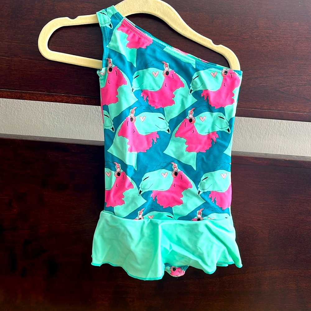 Gardner and the Gang Camel One Shoulder Swimsuit